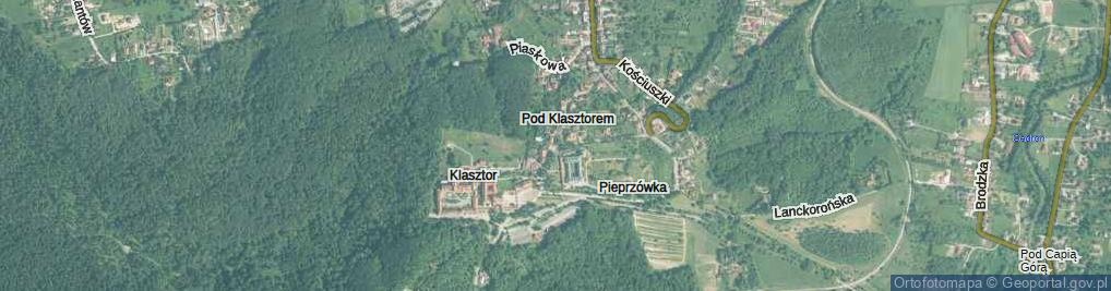 Zdjęcie satelitarne Bernardyńska ul.